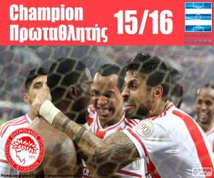 yapboz Olympiakos FC şampiyon 2015-2016